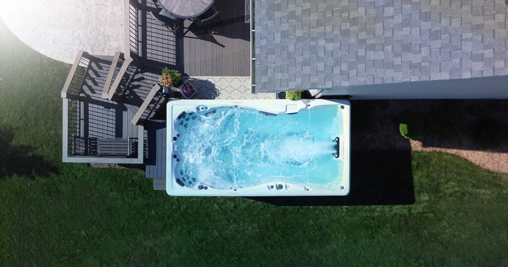 15-foot swim spa